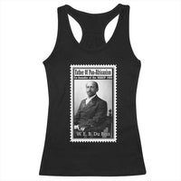 Vintage Stamp W E B Du Bois Racerback Tank Top Black Thought Leader