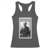 Vintage Stamp W E B Du Bois Racerback Tank Top Black Thought Leader