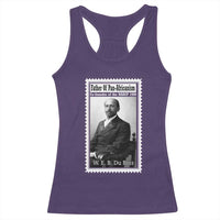 Vintage Stamp W E B Du Bois Racerback Tank Top Black Thought Leader