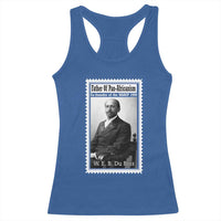 Vintage Stamp W E B Du Bois Racerback Tank Top Black Thought Leader