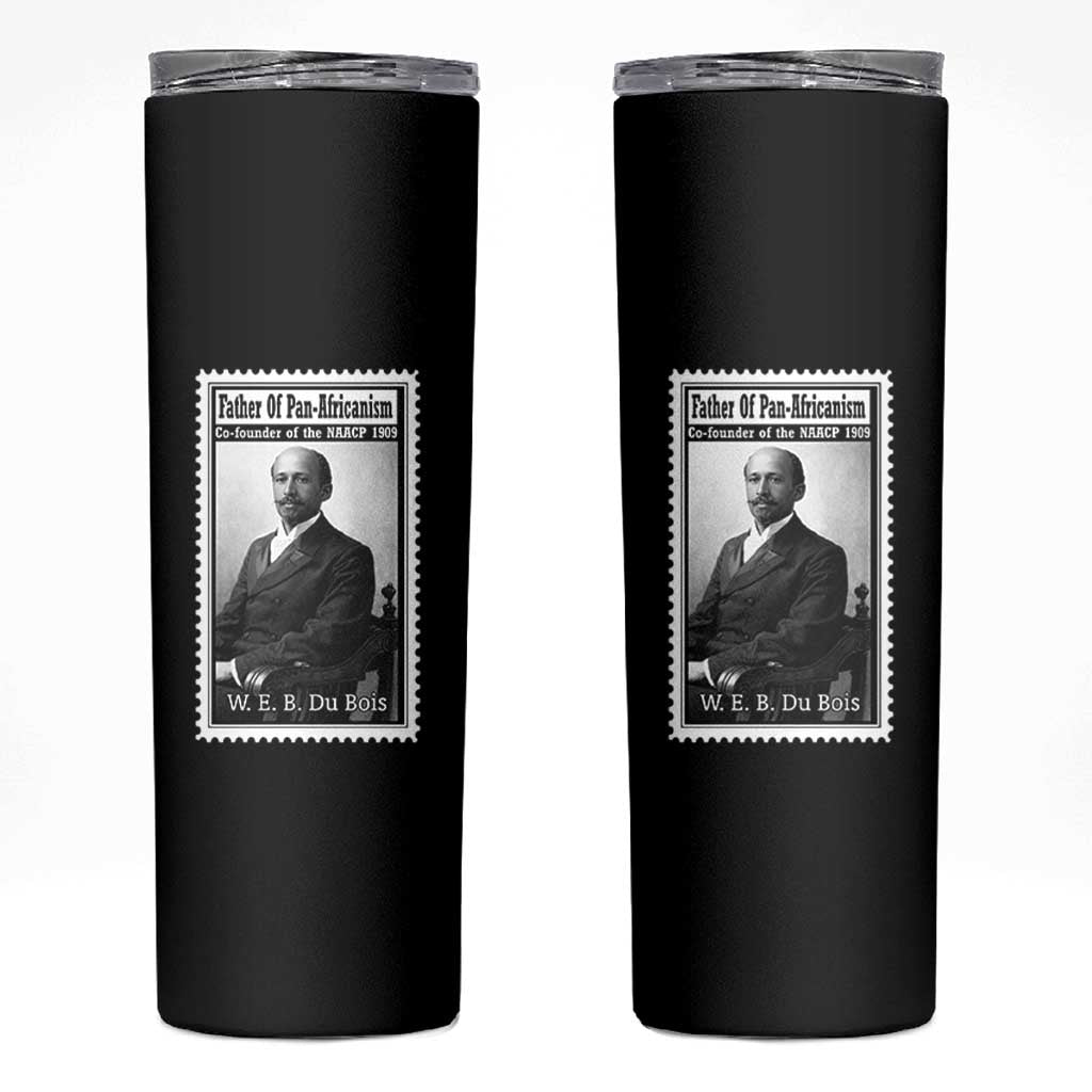 Vintage Stamp W E B Du Bois Skinny Tumbler Black Thought Leader