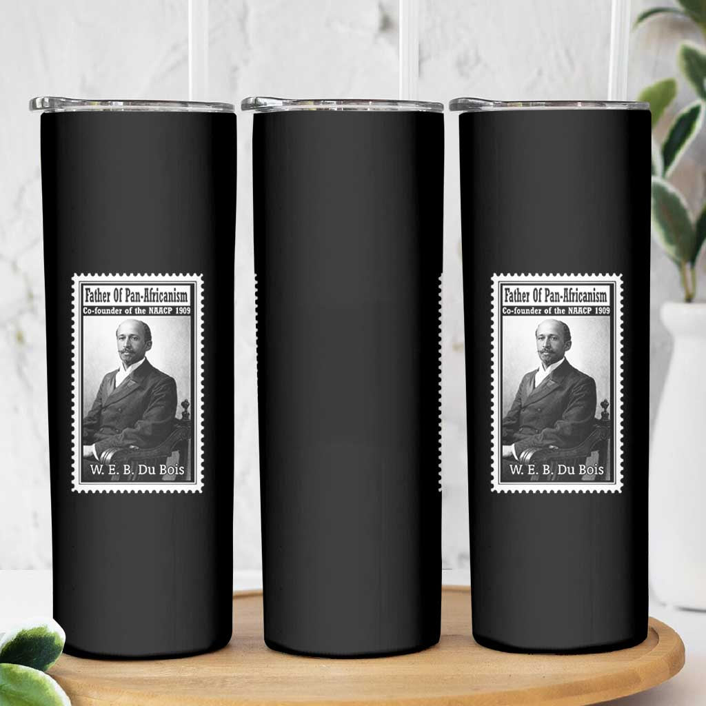 Vintage Stamp W E B Du Bois Skinny Tumbler Black Thought Leader