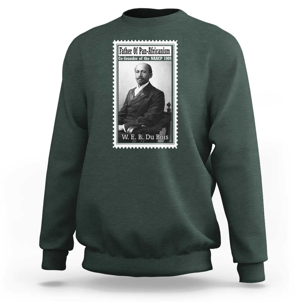 Vintage Stamp W E B Du Bois Sweatshirt Black Thought Leader