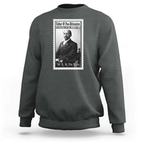 Vintage Stamp W E B Du Bois Sweatshirt Black Thought Leader