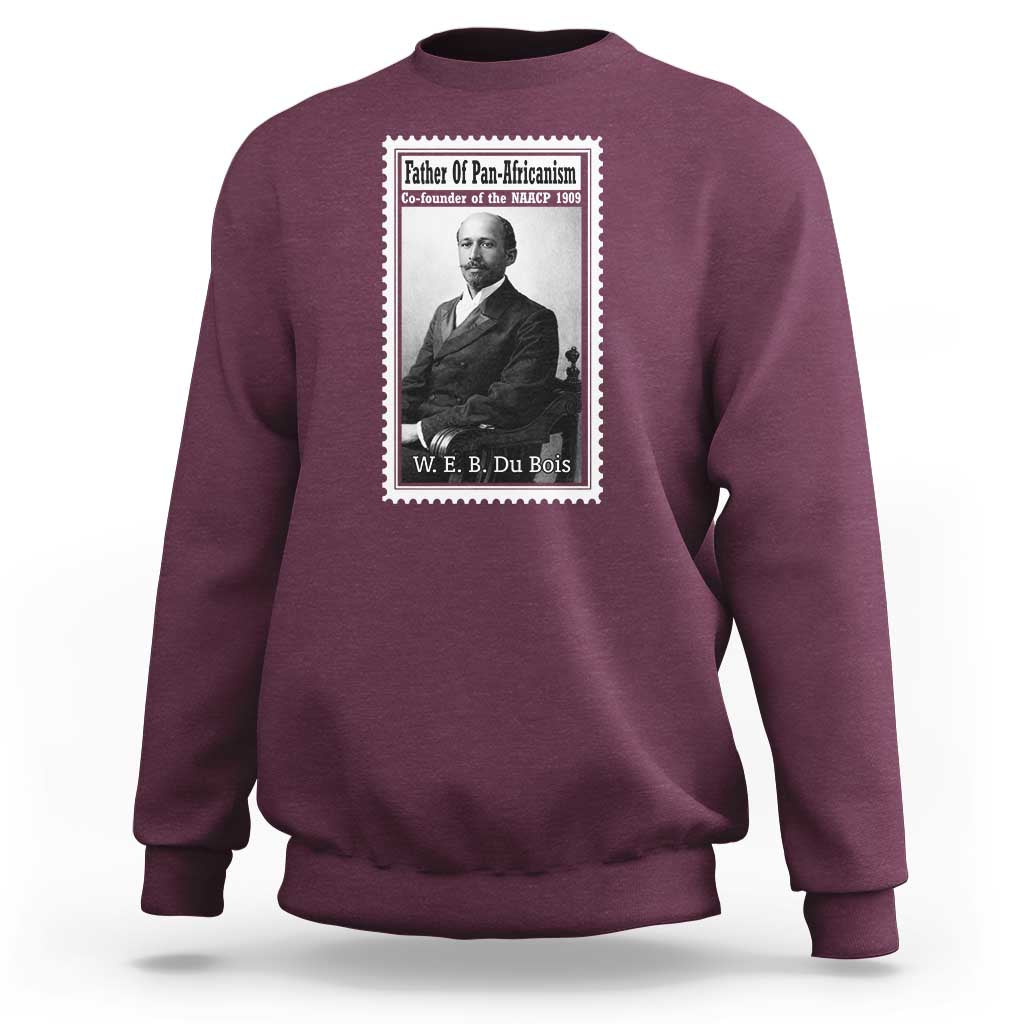 Vintage Stamp W E B Du Bois Sweatshirt Black Thought Leader