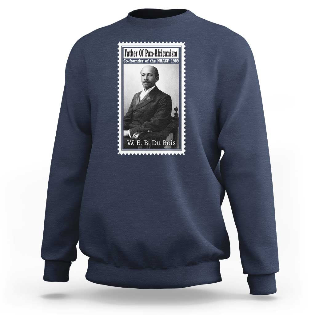 Vintage Stamp W E B Du Bois Sweatshirt Black Thought Leader