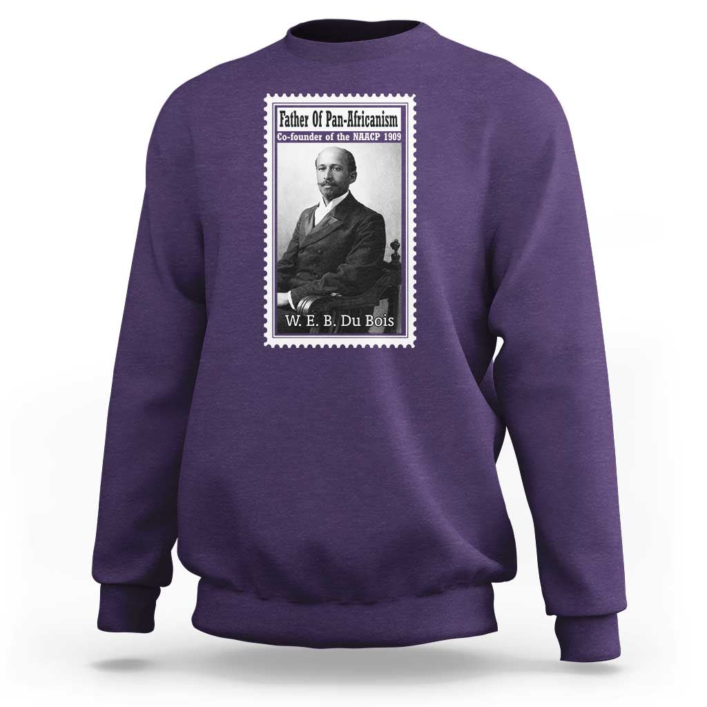 Vintage Stamp W E B Du Bois Sweatshirt Black Thought Leader