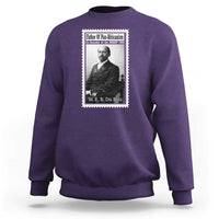 Vintage Stamp W E B Du Bois Sweatshirt Black Thought Leader