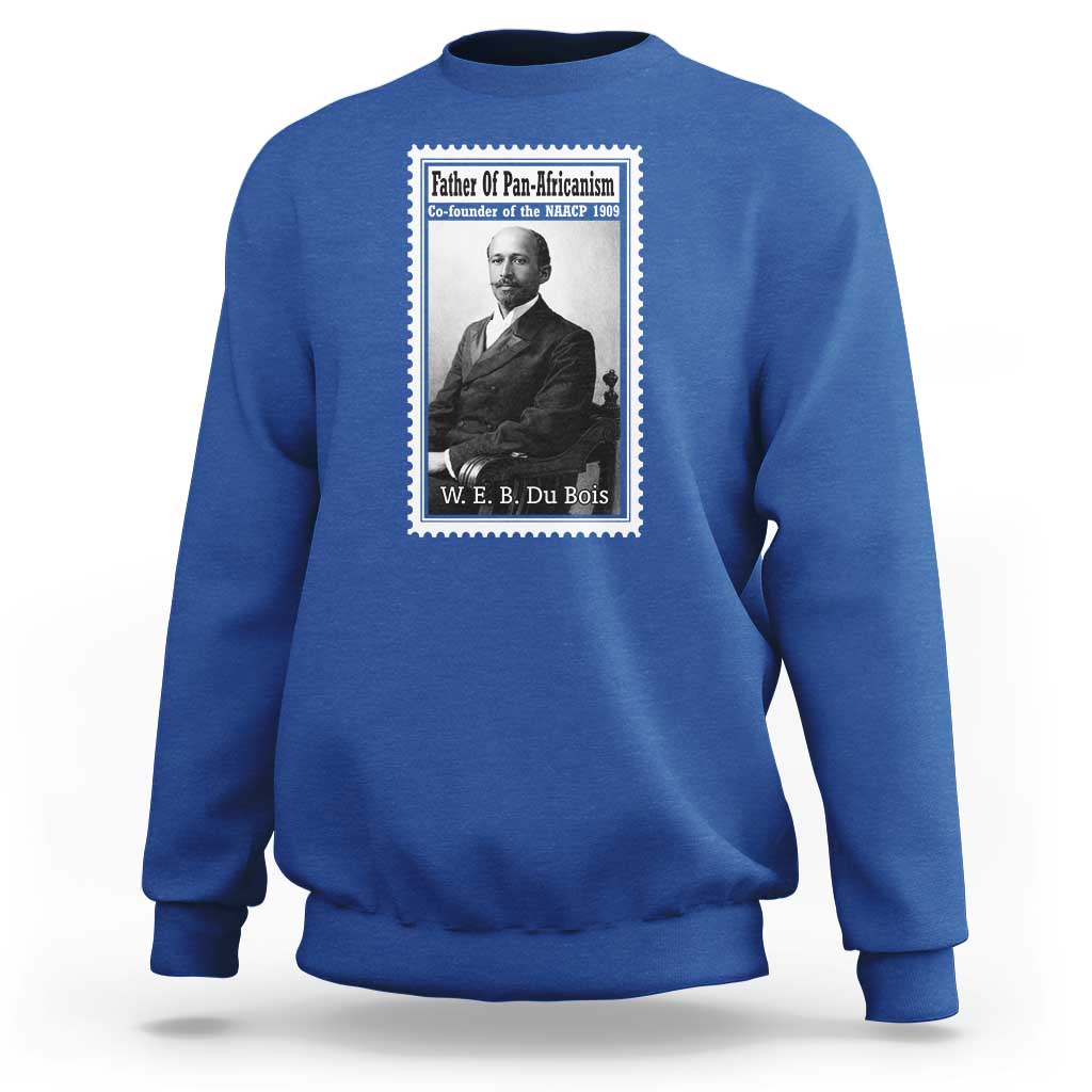 Vintage Stamp W E B Du Bois Sweatshirt Black Thought Leader