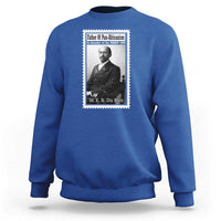 Vintage Stamp W E B Du Bois Sweatshirt Black Thought Leader
