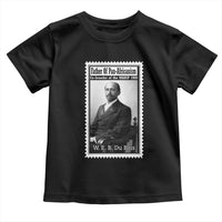 Vintage Stamp W E B Du Bois Toddler T Shirt Black Thought Leader