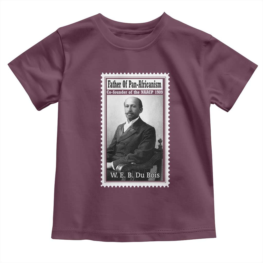 Vintage Stamp W E B Du Bois Toddler T Shirt Black Thought Leader