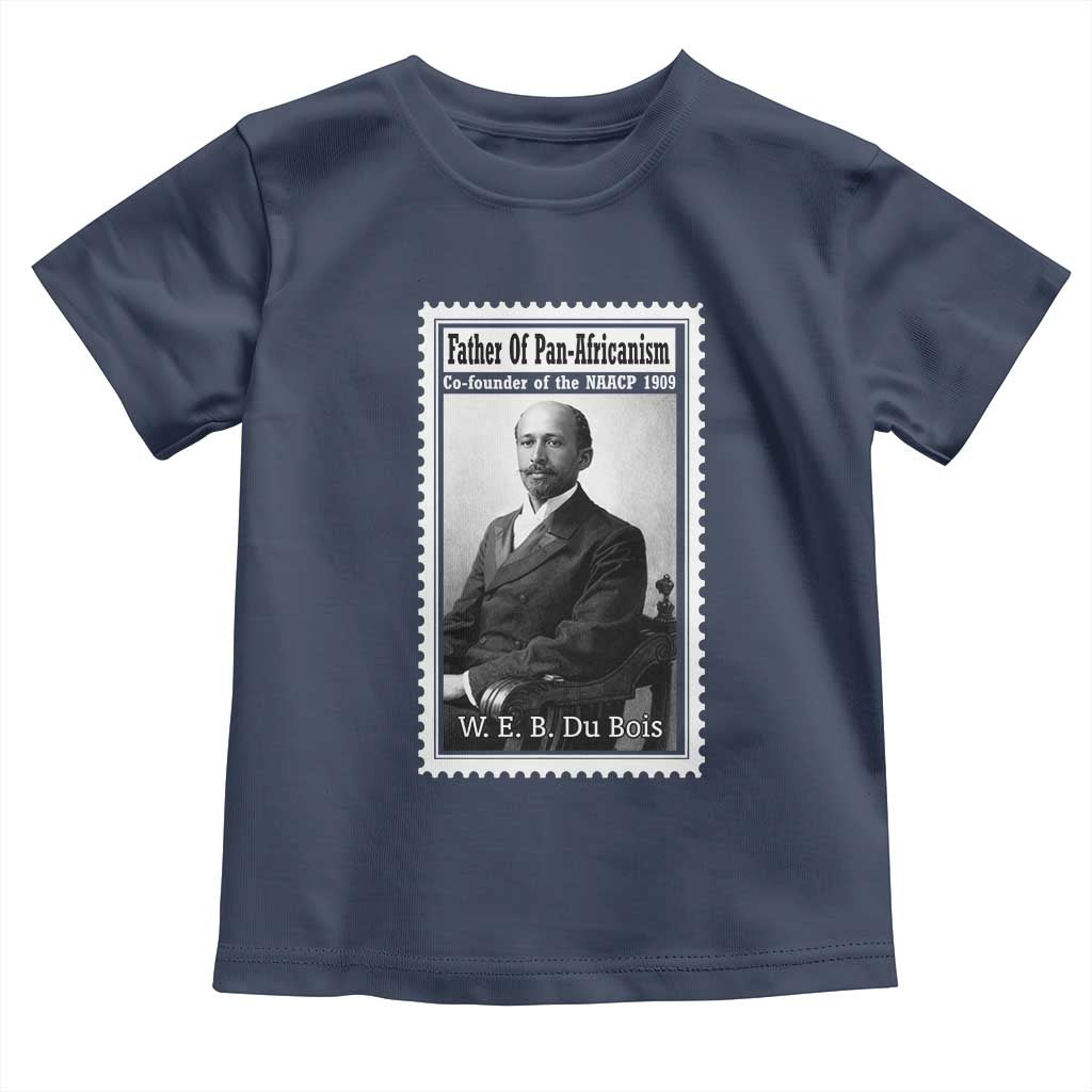 Vintage Stamp W E B Du Bois Toddler T Shirt Black Thought Leader