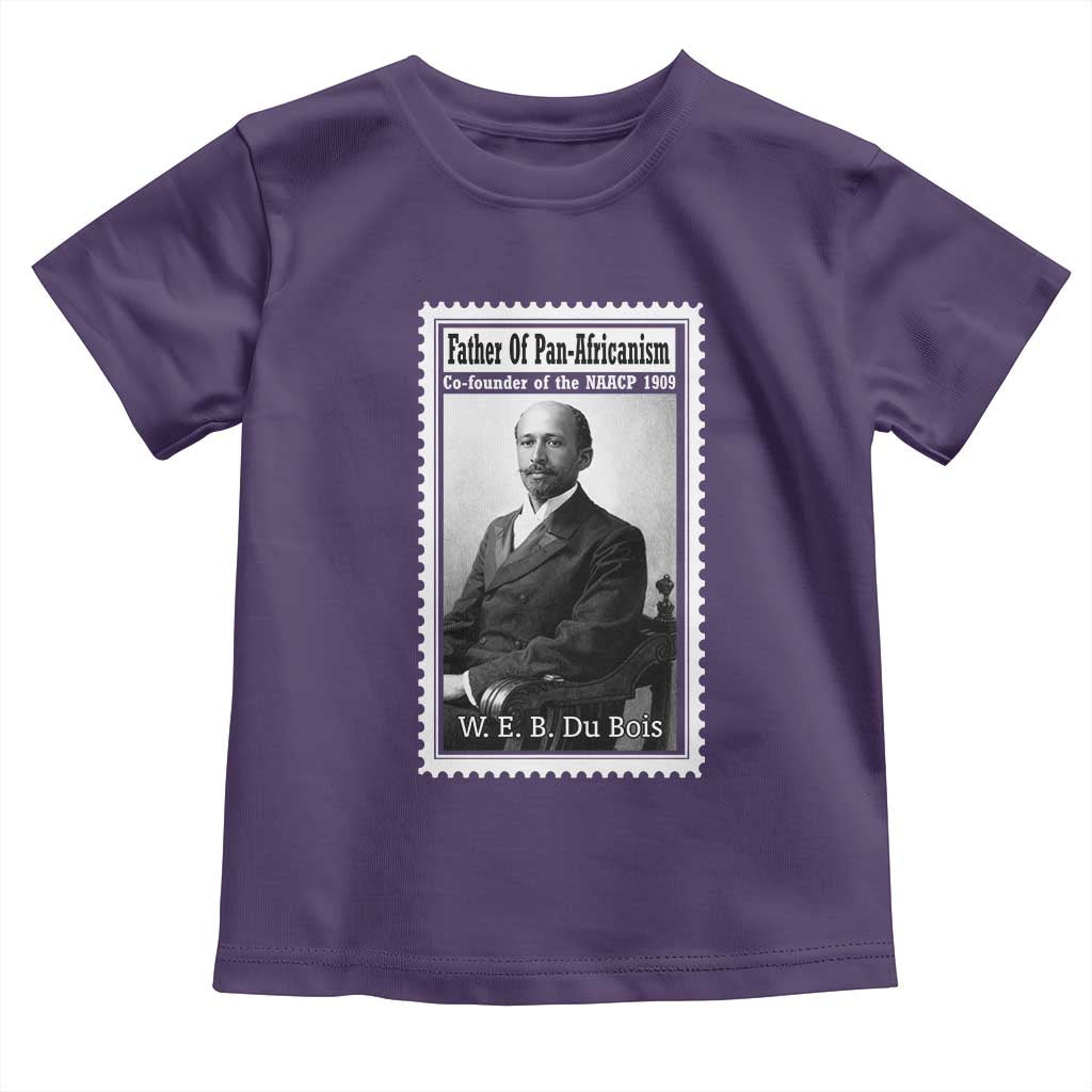 Vintage Stamp W E B Du Bois Toddler T Shirt Black Thought Leader