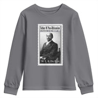 Vintage Stamp W E B Du Bois Youth Sweatshirt Black Thought Leader