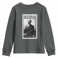 Vintage Stamp W E B Du Bois Youth Sweatshirt Black Thought Leader