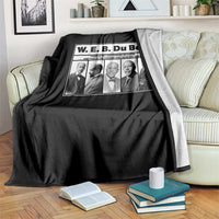 W E B Du Bois Quote Throw Blanket There Is But One Coward On Earth