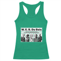 W E B Du Bois Quote Racerback Tank Top There Is But One Coward On Earth