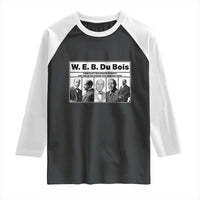 W E B Du Bois Quote Raglan Shirt There Is But One Coward On Earth