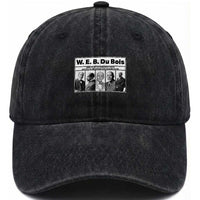 W E B Du Bois Quote Washed Cotton Baseball Cap There Is But One Coward On Earth