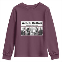W E B Du Bois Quote Youth Sweatshirt There Is But One Coward On Earth