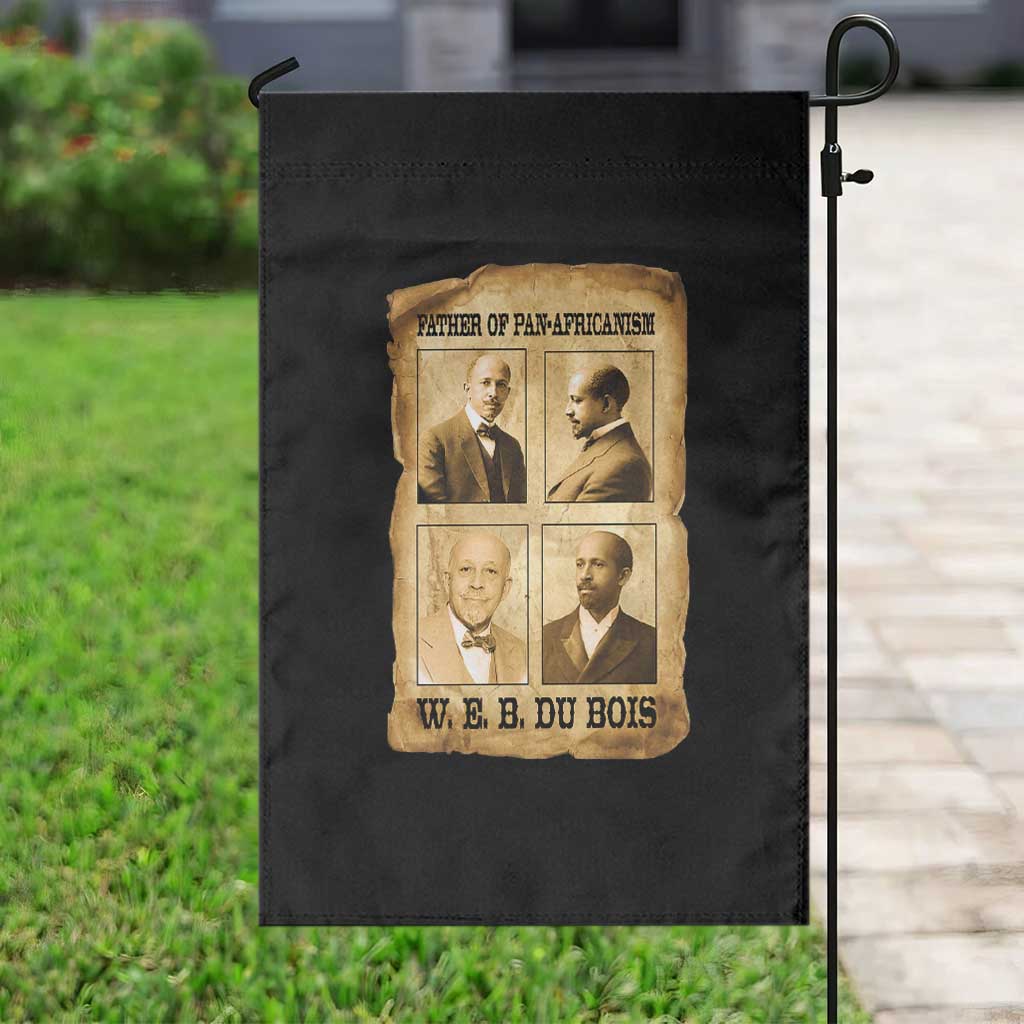 W E B Du Bois Garden Flag African American History Gift