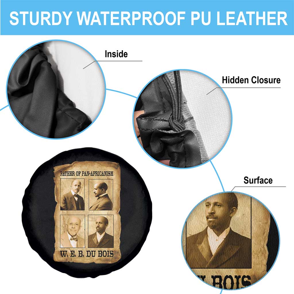 W E B Du Bois Spare Tire Cover African American History Gift