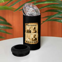 W E B Du Bois 4 in 1 Can Cooler Tumbler African American History Gift