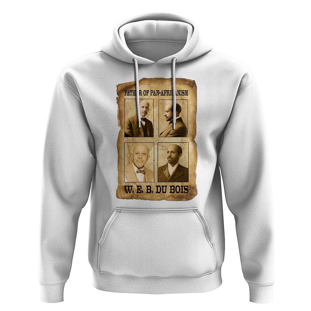 W E B Du Bois Hoodie African American History Gift