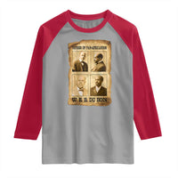 W E B Du Bois Raglan Shirt African American History Gift