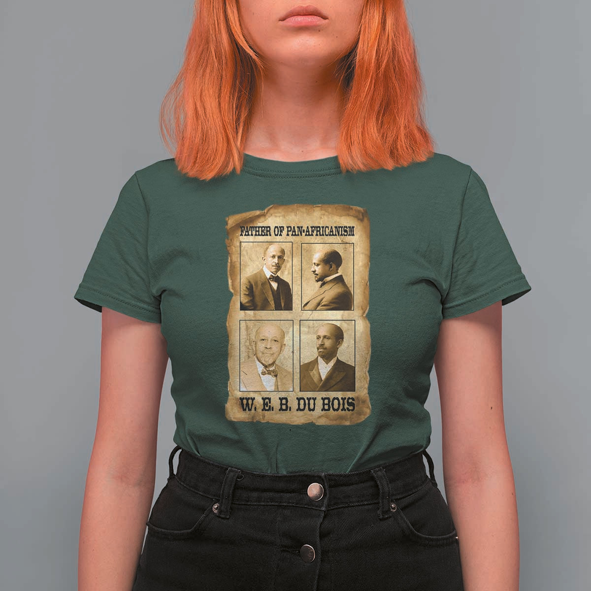 W E B Du Bois T Shirt For Women African American History Gift