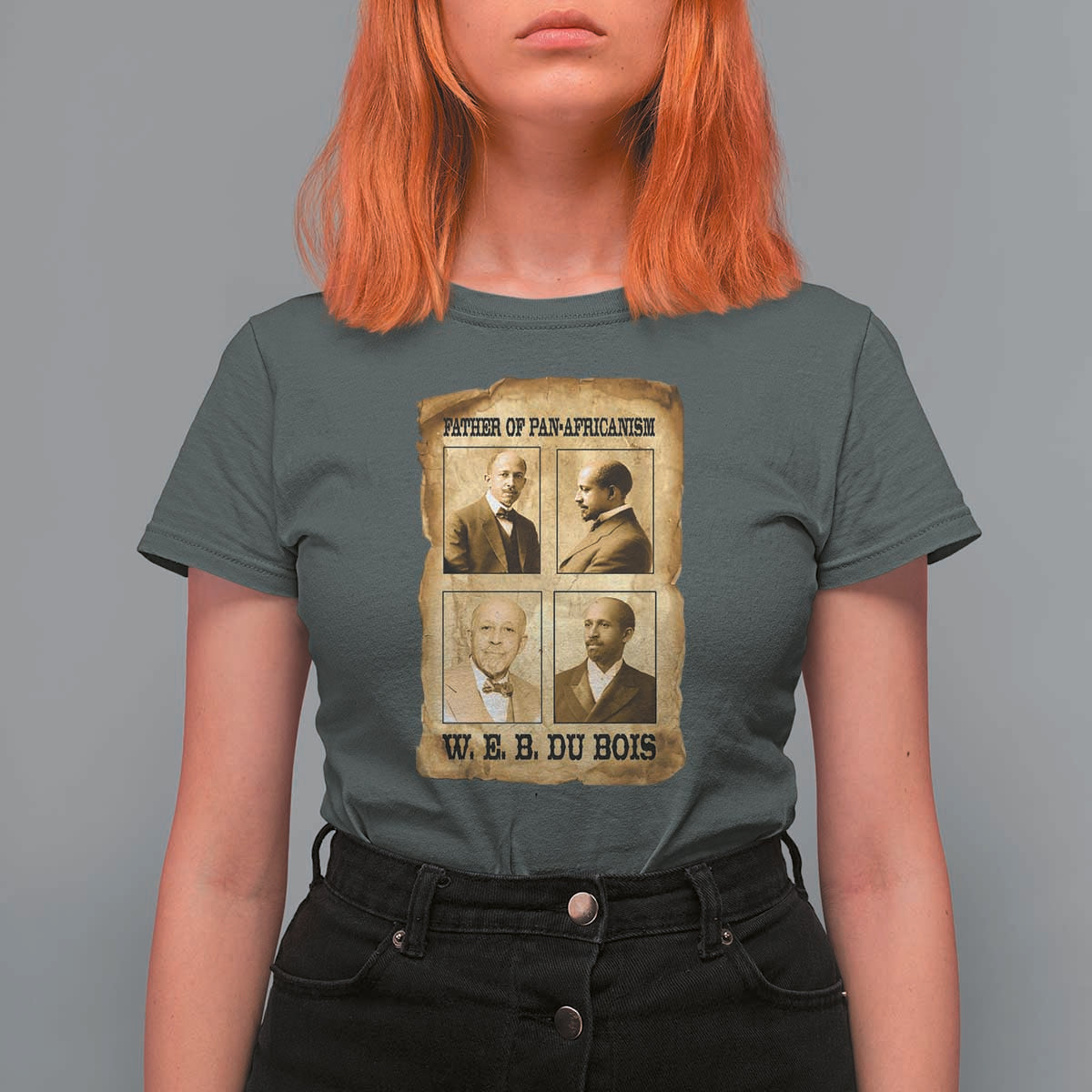 W E B Du Bois T Shirt For Women African American History Gift