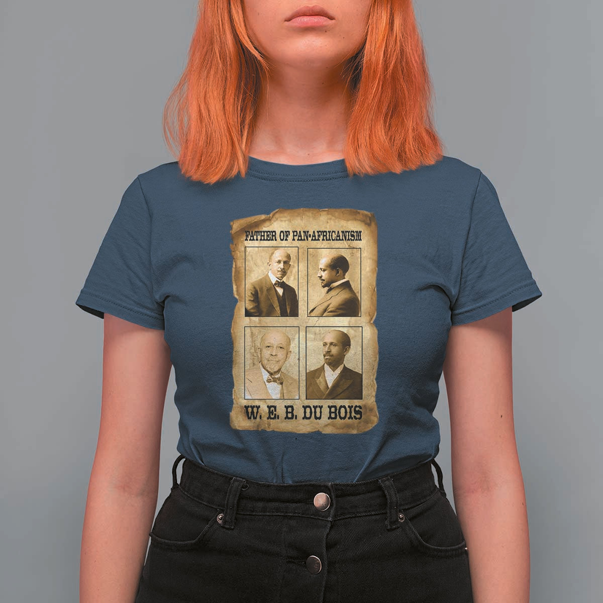 W E B Du Bois T Shirt For Women African American History Gift