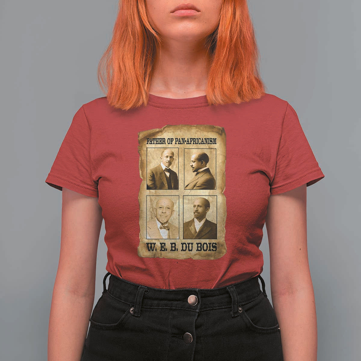 W E B Du Bois T Shirt For Women African American History Gift