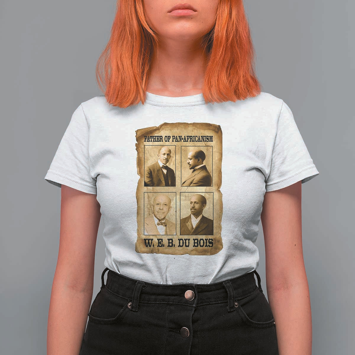 W E B Du Bois T Shirt For Women African American History Gift