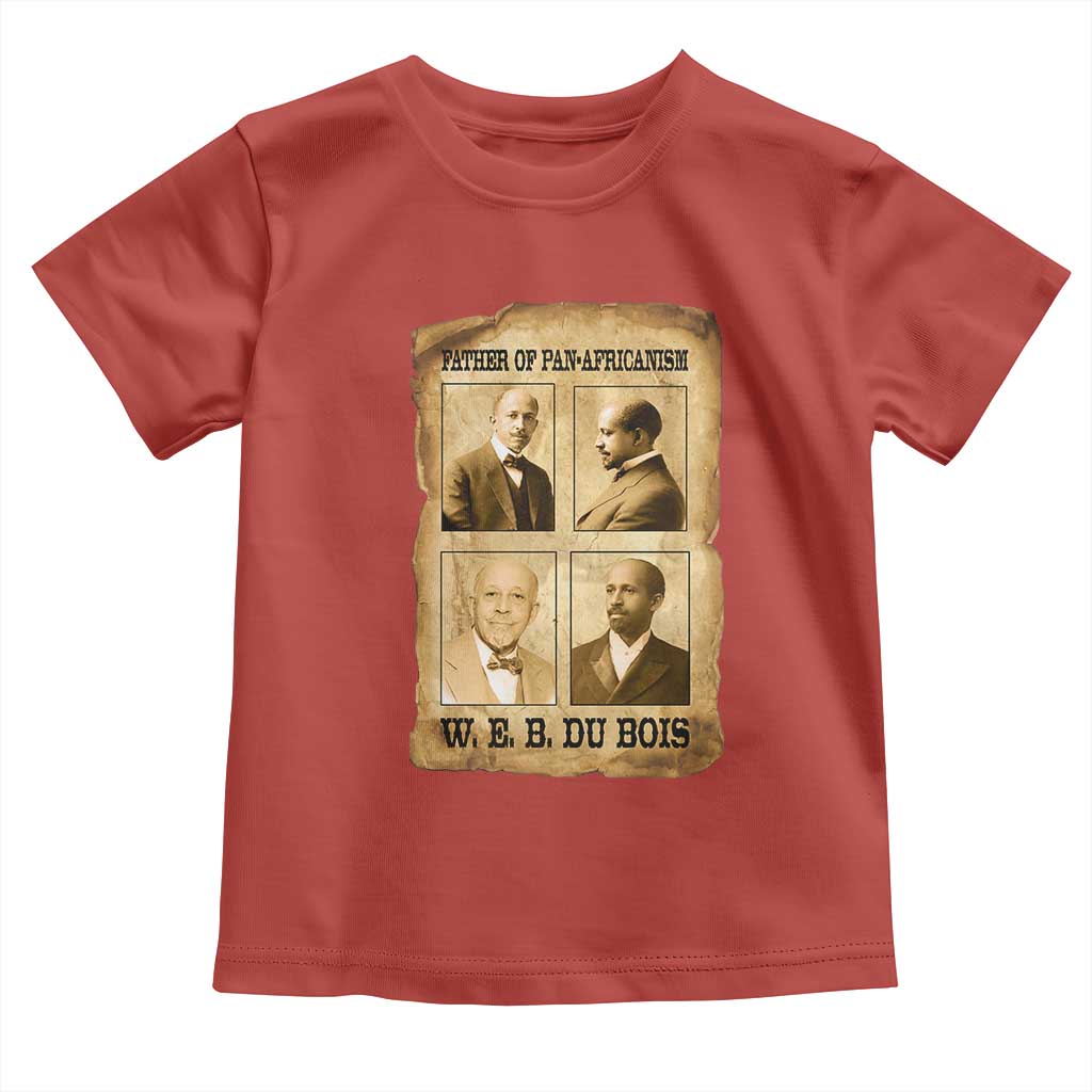 W E B Du Bois Toddler T Shirt African American History Gift