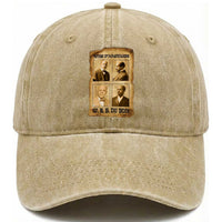 W E B Du Bois Washed Cotton Baseball Cap African American History Gift