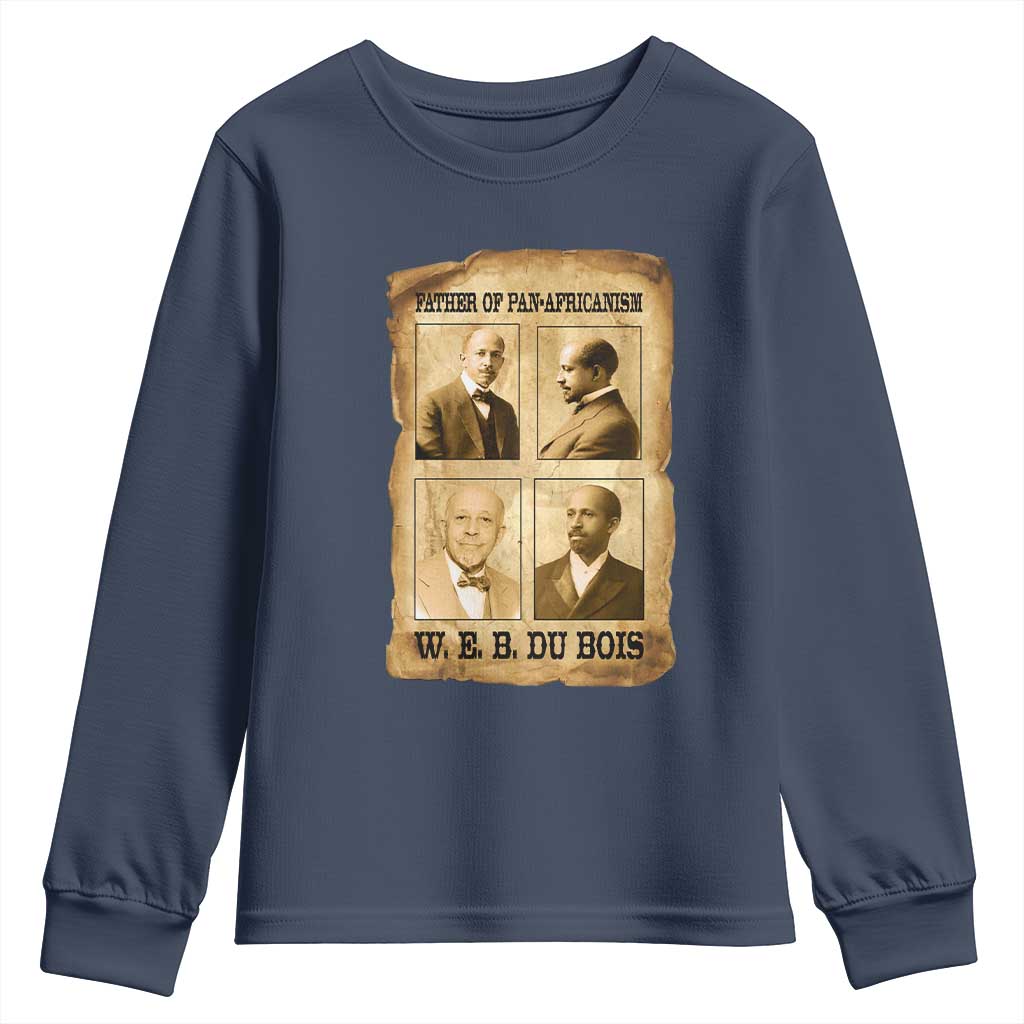 W E B Du Bois Youth Sweatshirt African American History Gift