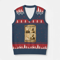 Education Must Teach Life W E B Du Bois Quote V-Neck Knit Sweater Vest