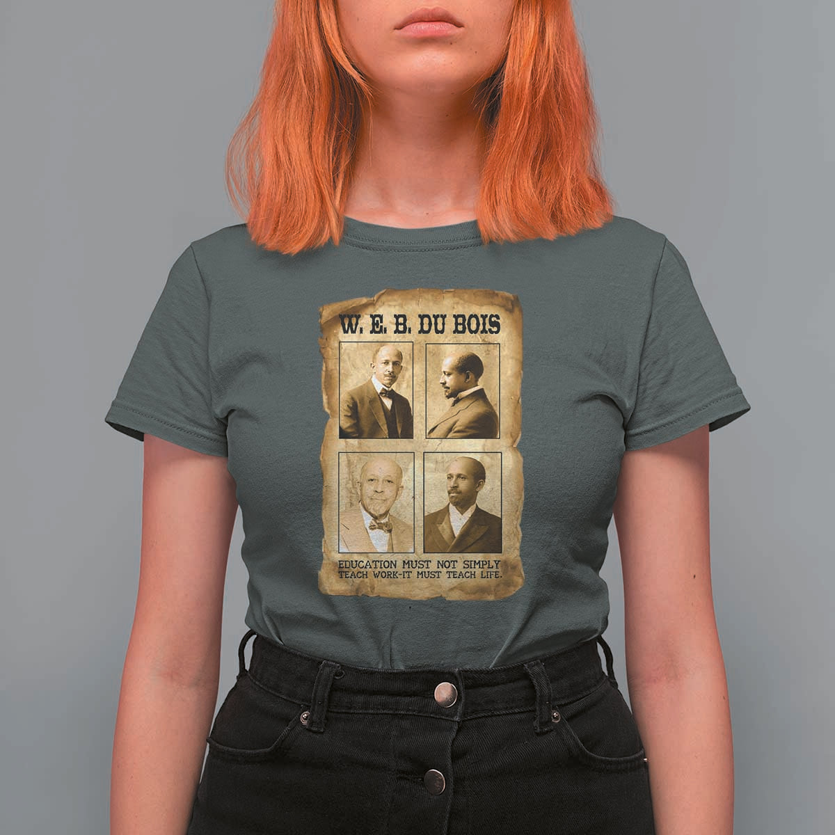 Education Must Teach Life W E B Du Bois Quote T Shirt For Women