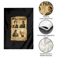 One Person Can Change The World Quote Garden Flag Rosa Parks Legacy