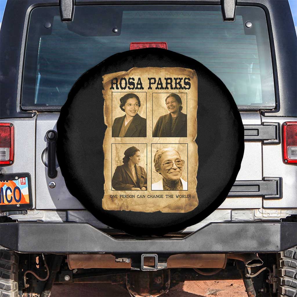One Person Can Change The World Quote Spare Tire Cover Rosa Parks Legacy