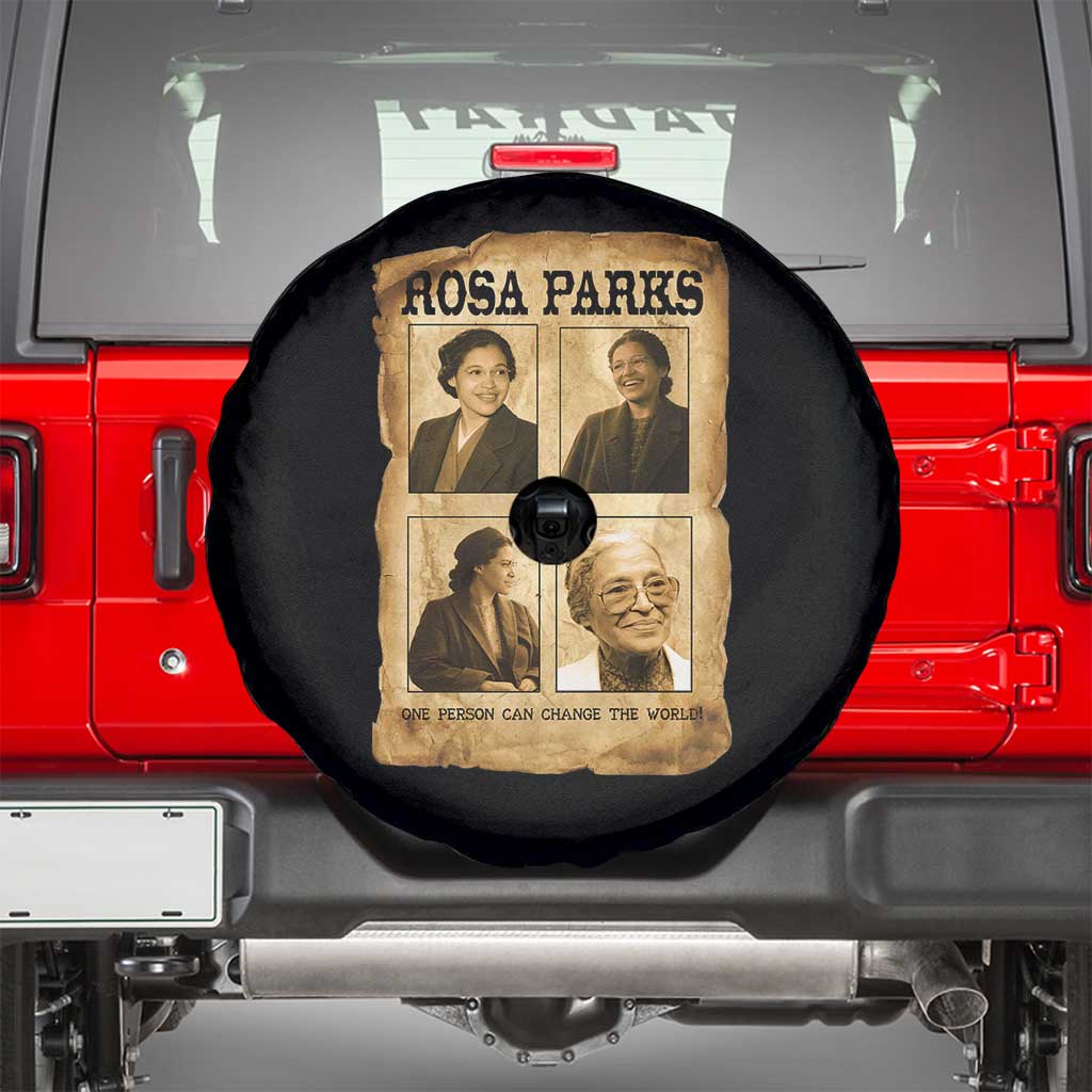 One Person Can Change The World Quote Spare Tire Cover Rosa Parks Legacy