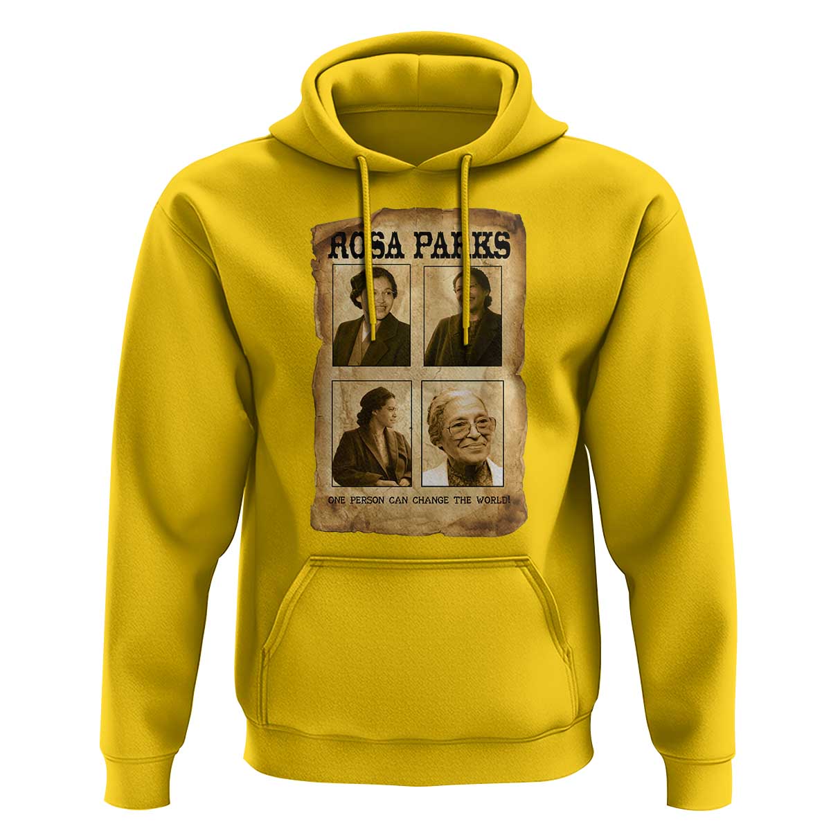 One Person Can Change The World Quote Hoodie Rosa Parks Legacy