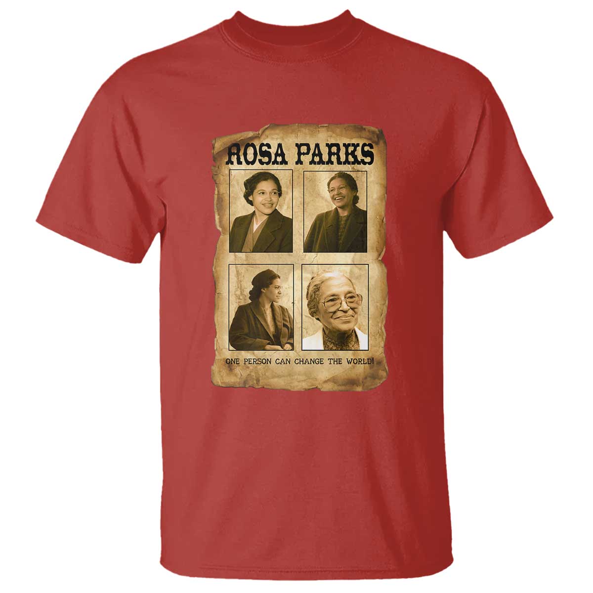 One Person Can Change The World Quote T Shirt Rosa Parks Legacy