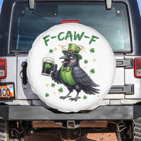 F Caw F Raven Lover Spare Tire Cover Funny St Patricks Day Gift