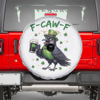 F Caw F Raven Lover Spare Tire Cover Funny St Patricks Day Gift