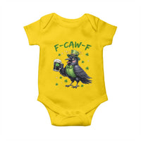 F Caw F Raven Lover Baby Onesie Funny St Patricks Day Gift