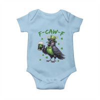 F Caw F Raven Lover Baby Onesie Funny St Patricks Day Gift