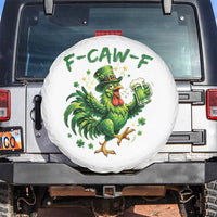 F Caw F Drunk Irish Chicken Spare Tire Cover Funny St Patricks Day Gift